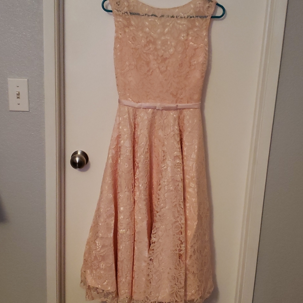 Peach formal dress size xs